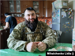 Хусейн Джамбетов, командир групи диверсійної розвідки ічкерійського батальйону (ОБОП), який воює на боці України