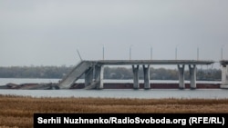 Підірваний Антонівський міст біля Херсону