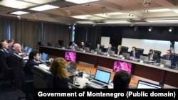 Vlada Crne Gore, kojoj je u avgustu prošle godine izglasano nepovjerenje. Podgorica, 14. novembar 2022.