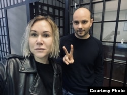 Tatjana Usmanova (levo) i njen verenik Andrej Pivovarov (arhivska fotografija)