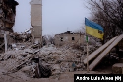 Більшість будівель в Оріхові були зруйновані вогнем російської артилерії, а також бомбами та ракетами