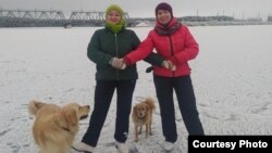 Anna Trusova and Irina Nippolainen have fled Russia after they were accused by Russian authorities of compromising national security by condemning the war in Ukraine in online posts. 