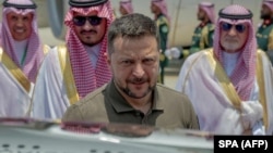 رئیس جمهور اوکراین در ریاض پایتخت عربستان سعودی 