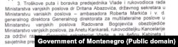 Podjela troškova delegacije Vlade za put u Njujork