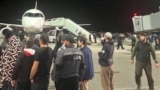 Во время беспорядков в аэропорту Махачкалы, 29 октября 2023 года