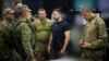 Владимир Зеленский посетил войска в Запорожской области