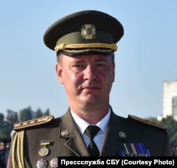 Полковник Теліженко під час підготовки до військового параду з нагоди Дня Незалежності-2021