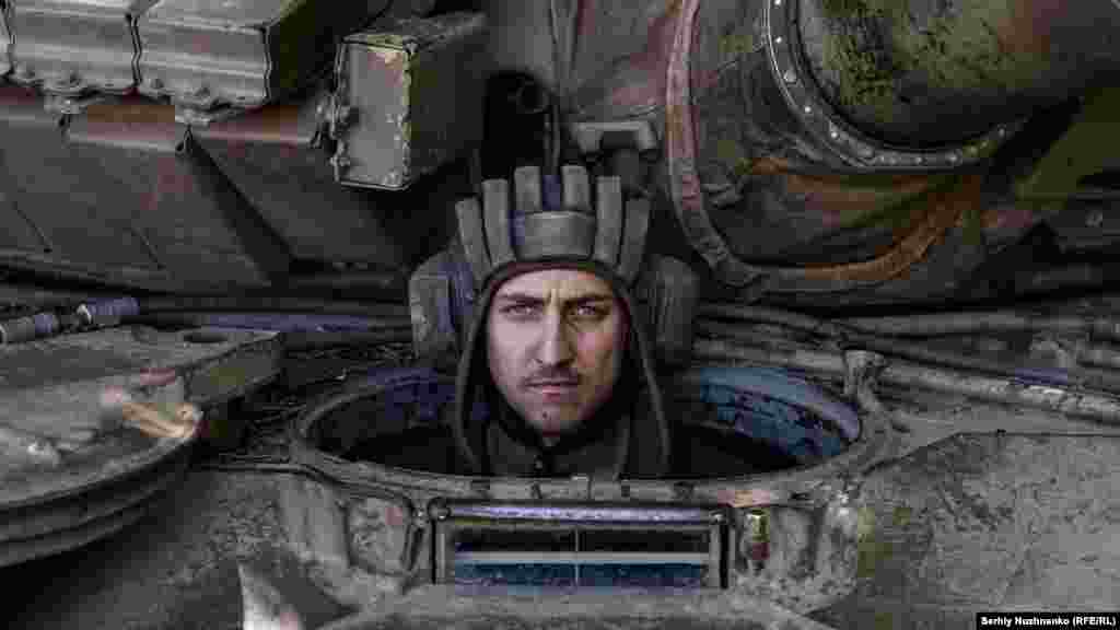 Украиналик танк механиги Юрий. Донецк вилояти, 2022 йил 11 июнь