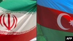 بیرق های دو کشور آذربایجان و ایران