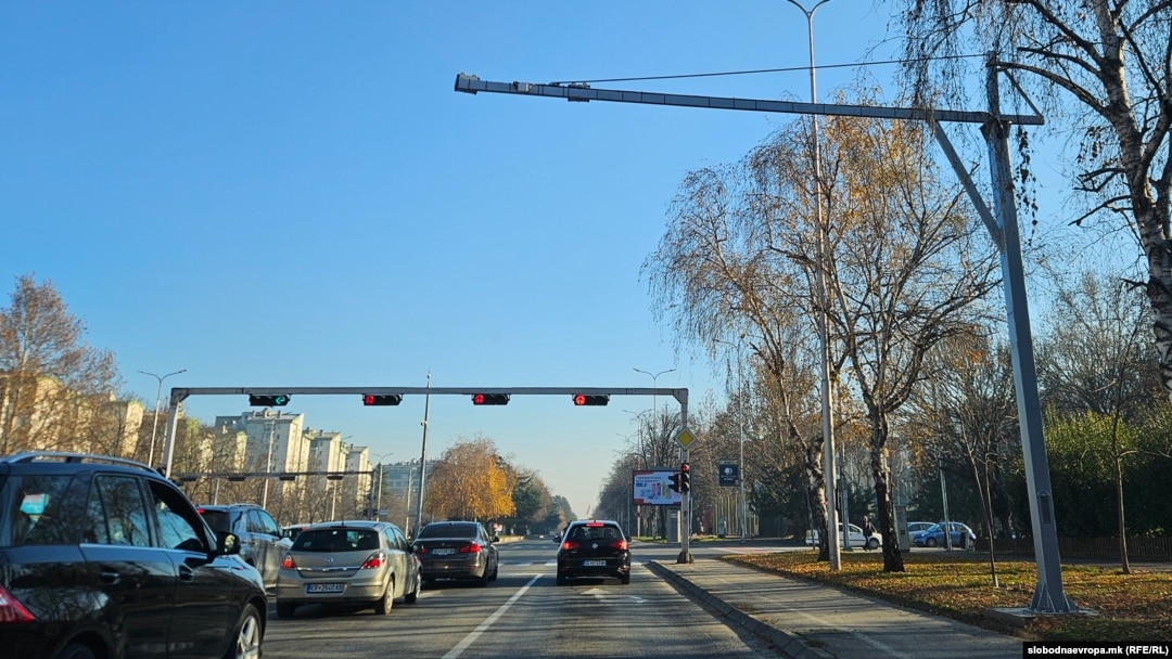 Камери за надзор на сообраќајот во Скопје
