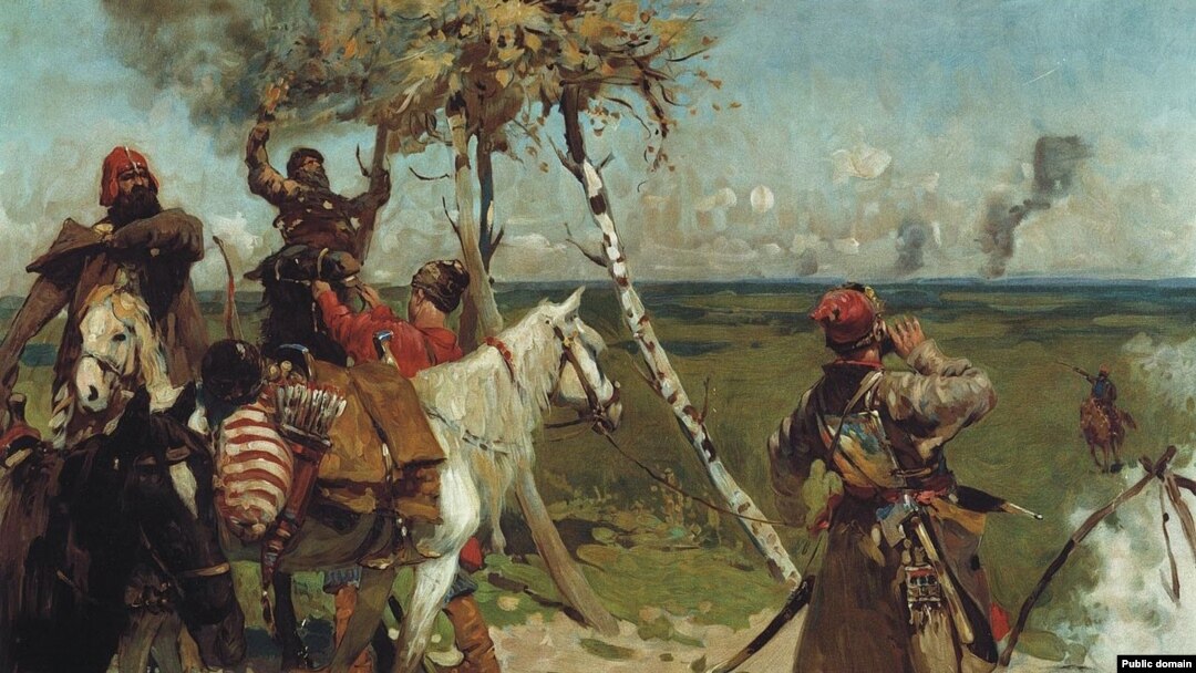 Картина Сергія Іванова «На сторожовому рубежі Московської держави», 1907 рік
