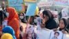 بلوڅانو د نومبر میاشتې راهیسې له تربته احتجاج پیل کړی دی ـ د ډېسېمبر ۲۰مې انځور.