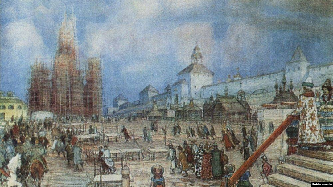 Аполлінарій Васнецов, «Москва за Івана Грозного. Красна площа», 1902 рік
