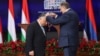 Predsjednik RS-a Milorad Dodik odlikuje premijera Mađarske Viktora Orbana u Banjoj Luci, 5. april 2024.