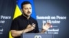 Президент України Володимир Зеленський на заключній пресконференції Глобального саміту миру. Швейцарія, 16 червня 2024 рок