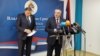 Srebrenica, Bosnia Herzegovina, Milorad Dodik and Radovan Viskovic, May 2024