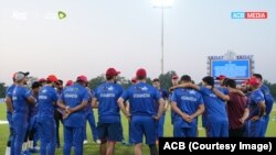 بازیکنان تیم ملی کریکت افغانستان