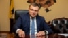 UKRAINE – Semen Kryvonos, director of the National Anti-Corruption Bureau of Ukraine (NABU), speaks with Reuters in Kyiv, August 18, 2023