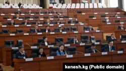 Зал заседаний Жогорку Кенеша. 