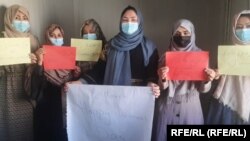 شماری از زنان معترض در ولایت پکتیکا - آرشیف