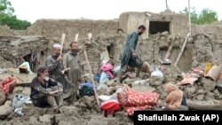 تصویر آرشیف: تخریبات ناشی از سیلاب در یکی از ولایات شرقی افغانستان