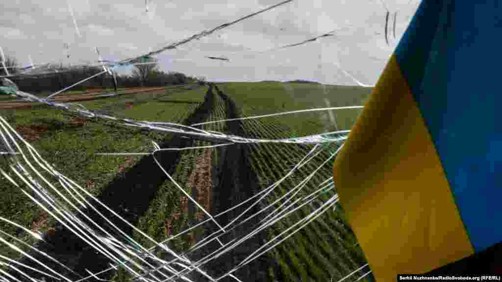 Дорога до вогневої позиції. Харківська область, 20 квітня 2022 року 