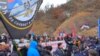 Grab: Serbia -- far-right rally, Jarinje border crossing, 18Dec2022