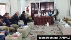 دیدار هیئت شورای امنیت سازمان ملل با مولوی رحیم الله محمود قوماندان امنیه ولایت قندهار