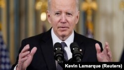 Američki predsjednik Joe Biden u obraćanju u Bijeloj kući, 28. mart 2022.