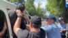 Задержание на митинге в Алматы. Май 2022 года