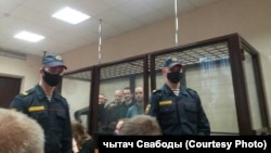 Суд над анархістамі. Менск, 15 лістапада 2021 году