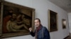 Uzbek art restorer Dilshod Azizov who discovered a painting that is said to be by the Renaissance master Paolo Veronese. 