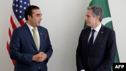 د بلاول بټو زرداري او د امريکا خارجه وزير اېنتني بلېنکن ترمنځه د ملګرو ملتونو په ودانۍ کې ليده کاته وشول.