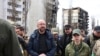 Шарль Мішель 20 квітня відвідав зруйновану внаслідок російських атак Бородянку 