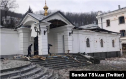 Святогірська лавра після обстрілу російськими військовими