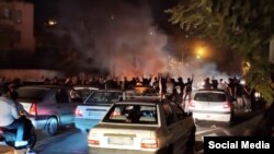 جریان اعتراضات مردمی در تهران پایتخت ایران 