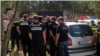 Полиция на улице Твалчрелидзе 