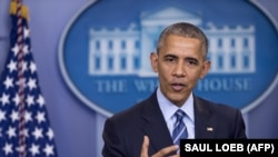 U.S. President Barack Obama said Russia, Iran, and Syria have "blood on their hands" from their brutal takeover of Aleppo.