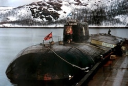 Давня фотографі підводного човна «Курськ», який затонув у 2000 році
