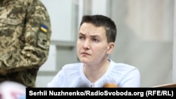Ukraine -- Nadia Savchenko is in judicature, Kyiv, 14May2018