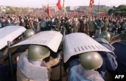 Parliament responded to Yeltsin's decree by impeaching him and declaring Vice President Aleksandr Rutskoi president, setting the stage for a showdown.