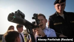 Присяга новобранцев российского военно-патриотического объединения "Юнармия" в окупированном РФ Севастополе, 28.10.2019 год / Иллюстративное фото