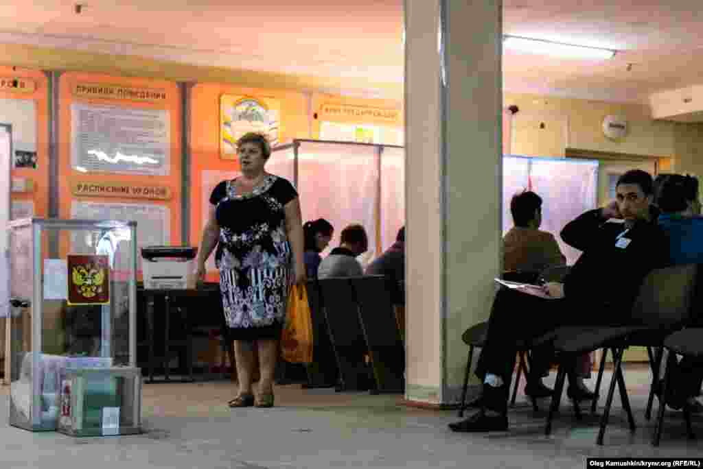 Turnout was reportedly lower than during the independence referendum that paved the way for Russia&#39;s takeover in March.