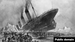 Untergang der Titanic ("The Sinking of the Titanic") by painter Willy Stöwer: 