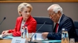 European Commission President Ursula von der Leyen (left) and European Council President Antonio Costa will be heading to Asia this week. (file photo)
