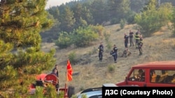 Илустрација - Гаснење пожари во регионот на Блаце, јули 2025 година