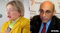 Leyla Yunus (left) and Arif Yunus were arrested in July and August, respectively.