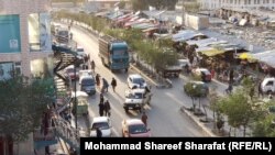 عکس: نمای مرکز شهر میدان وردک