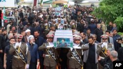 مراسم تشییع جنازه ابراهیم رئیسی رئیس جمهور اسبق ایران 