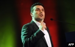 Opposition leader Zoran Zaev leaked phone conversations of journalists and other citizens that were allegedly recorded by the right-wing ruling party.